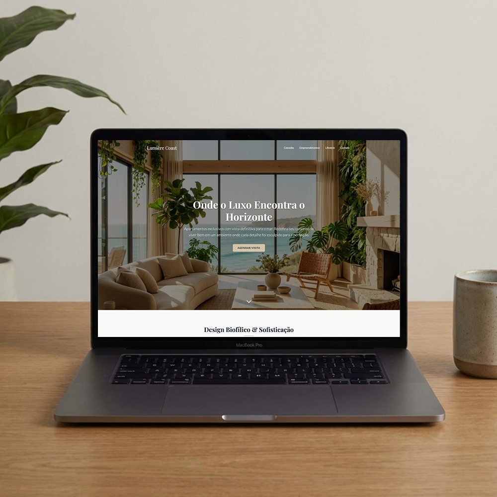 Site Residencial Luxury