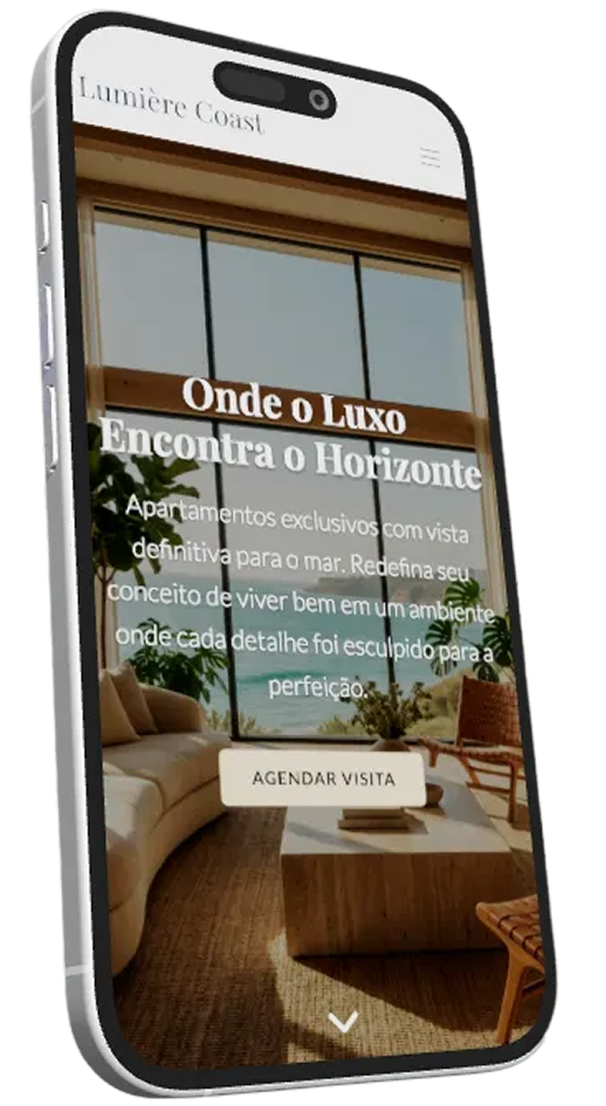 Site responsivo no celular
