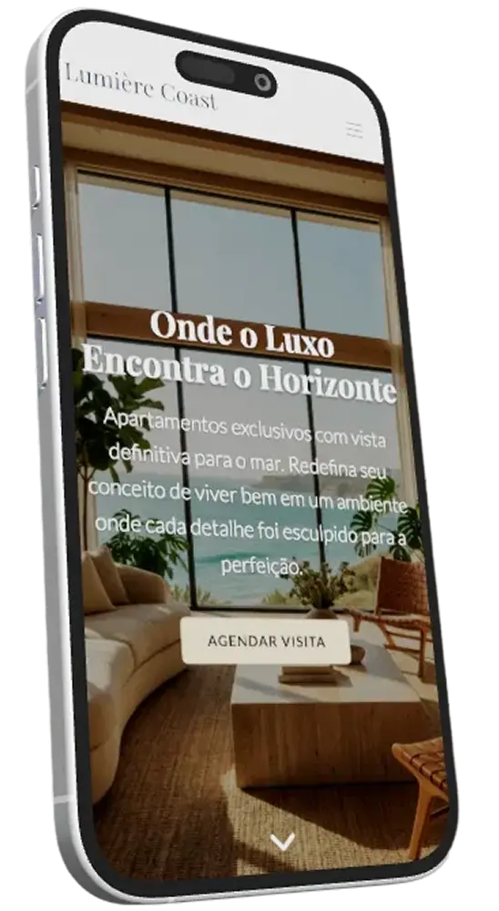 Site responsivo no celular